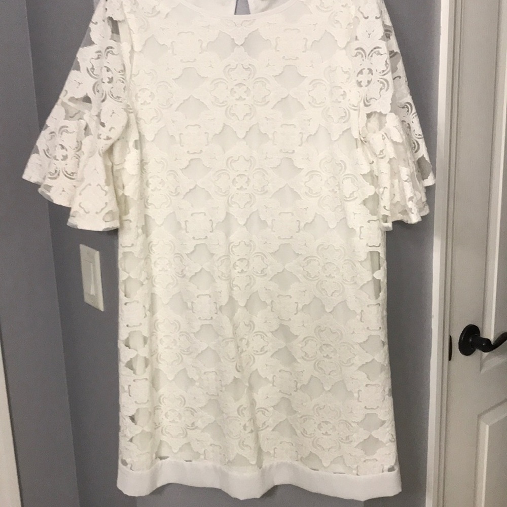 EUC Kari blue white dress!!